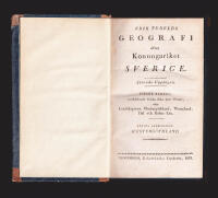 Erik Tunelds Geografi &ouml;fver Konungariket Sverige. &Aring;ttonde upplagan. Fjerde Bandet, inneh&aring;llande G&ouml;tha Rike mot Wester, eller Landskaperna Westerg&ouml;thland, Wermland, Dal och Bohus-L&auml;n. F&ouml;rsta afdelningen. Westerg&ouml;thland