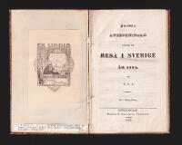Str&ouml;dda anteckningar under en resa i Sverige &aring;r 1831 af T. G. R.