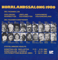 Norrlandssalong 1980. Konst fr&aring;n 6 Norrlandsl&auml;n