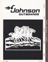 Johnson utombordsmotor med 2-cylindrig 2,8 kW motor. Bruksanvisning / Instruktionsbok