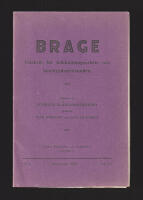 Brage. Tidskrift f&ouml;r folkbildningsarbete och hembygdsstr&auml;vanden. N:r 3. September 1936. &Aring;rg 11. (Sveriges Bl&aring;band)