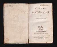 Voyage sentimental. Par Laurent Sterne. Aux depens de H. F. Sj&ouml;beck