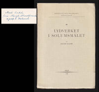 Lydverket i Solumsm&aring;let