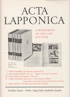 ACTA LAPPONICA. A Monument of the Lapp Culture (f&ouml;rlagsinformation)