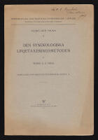 Den synekologiska linjetaxeringsmetoden