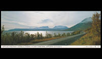 Lappland Panorama. Vy &ouml;ver Tornetr&auml;sk, Lapporten och Njulla