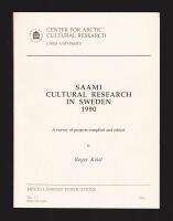 Saami Cultural Researsch in Sweden 1990. A survey of projects compiled and compiled and edited by Roger Kvist