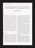 Den samiska handeln och dess roll som social differentieringsfaktor - Lule lappmark 1760-1860