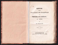 Resa genom Norrland och Lappland till Sulitelma och Gellivare, &aring;r 1834. I-II