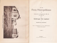 Om den Finska Polarexpeditionen till Sodankyl&auml; och Kultala &aring;ren 1882-83 och 1883-84 j&auml;mte Skildringar fr&aring;n Lappland af Expeditionens medlemmar