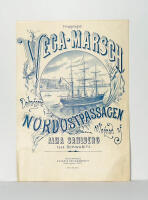Vega-marsch. Deltagarna i Nordostpassagen tillegnad af Alma Sahlberg (musiktryck)