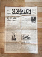 Signalen. Tidning f&ouml;r j&auml;rnv&auml;gsm&auml;n. N:r 2 Torsdagen den 12 jan. 1939. 40:de &aring;rg.