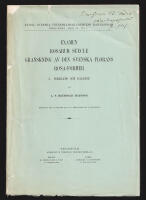 Examen Rosarum Sueciae. Granskning av den svenska florans Rosa-former. I. Norrland och Dalarne (dedikation, allt som utkom).