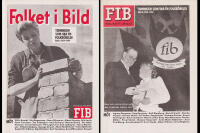 Folket i bild. Tidningen som var en folkr&ouml;relse. Bok I. 1934-1949 + Bok II. 1950-1962 (komplett)