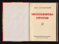 Socialfilosofiska uppsatser