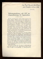 R&aring;humusmarkerna och 1927 &aring;rs skogssakkunniga f&ouml;r lappmarken (dedikation)
