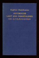 Historische Laut- und Formenlehre des Altisl&auml;ndischen