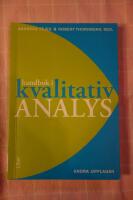 Handbok i kvalitativ analys