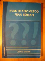Kvantitativ metod fr&aring;n b&ouml;rjan