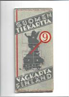 Suomen tiekartta 9 : Vägkarta över Finland 9