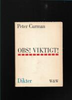 Obs! Viktigt! : dikter 