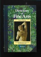 Dictionary of fine arts