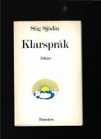 Klarspr&aring;k : dikter 