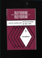 Skolsverige 1950-1975 D. 5 L&auml;roplaner 