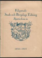 Filipstads stads och bergslags tidning sjuttiofem år : 1850-1925 