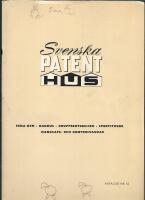 Svenska patenthus : egna hem, radhus, gruppbebyggelse, sportstugor, manskaps- och kontorsvagnar : katalog nr 12