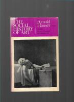 The social history of art Vol. 3 Rococo, classicism and romanticism