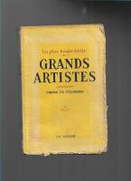 Les plus beaux &eacute;crits des grands artistes 