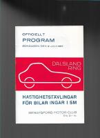 Dalsland ring : officiellt program s&ouml;ndagen den 2 juli 1967 