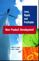 Lean, Rapid, and Profitable New Product Development