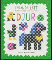 Lekande l&auml;tt  - m&ouml;nster f&ouml;r p&auml;rlplatteor - DJUR
