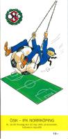 Matchprogram IFK Norrk&ouml;ping 23 maj 1991