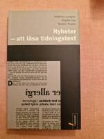 Nyheter : att l&auml;sa tidningstext