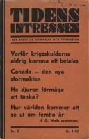 Tidens intressen 3/1932 : Utl&auml;ndska tidskriftartiklar i sammandrag och &ouml;vers&auml;ttning