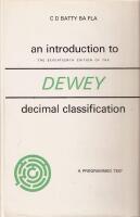 An introduction to the 17th edition of the Dewey decimal classification