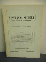 Nysvenska studier 1964: 1-5