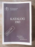 Katalog 1983. Stockholms universitet : organisation, institutioner, personal m.m.