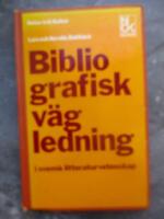 Bibliografisk v&auml;gledning i svensk litteraturvetenskap