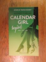 Calendar Girl. Beg&auml;rd : april, maj, juni