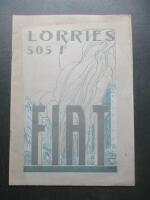 Lorries Model 505 F (Fiat)