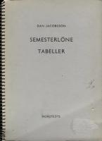 Semesterl&ouml;netabeller