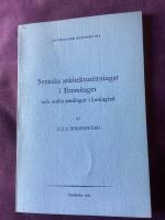  Svenska arkitekturritningar i Eremitaget och andra samlingar i Leningrad