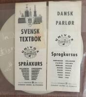 Dansk/Svensk spr&aring;kkurs 8 ep-skivor + textboksh&auml;ften
