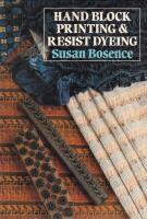 Hand block printing & resist dyeing