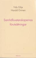 Samh&auml;llsvetenskapernas f&ouml;ruts&auml;ttningar 2. uppl.