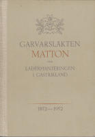 Garvarsl&auml;kten Matton och l&auml;derhanteringen i G&auml;strikland 1852-1952